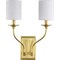 Progress Lighting Bonita Collection Satin Brass Two-Light Wall Sconce P710019-012 - alternate 3